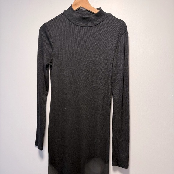 GAP Dresses & Skirts - Gap BodyCon Knit Black Mock Neck Maxi Dress Small Tall